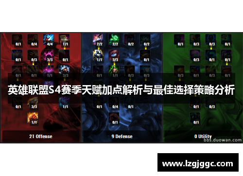 英雄联盟S4赛季天赋加点解析与最佳选择策略分析
